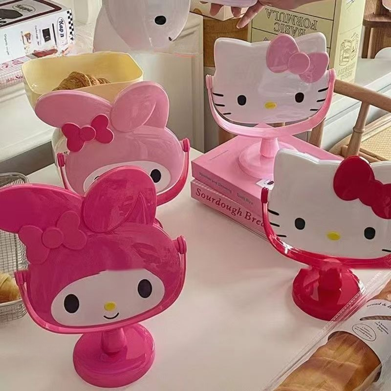 Desk Setup Productivity - Зеркало для туалетного столика Hello Kitty