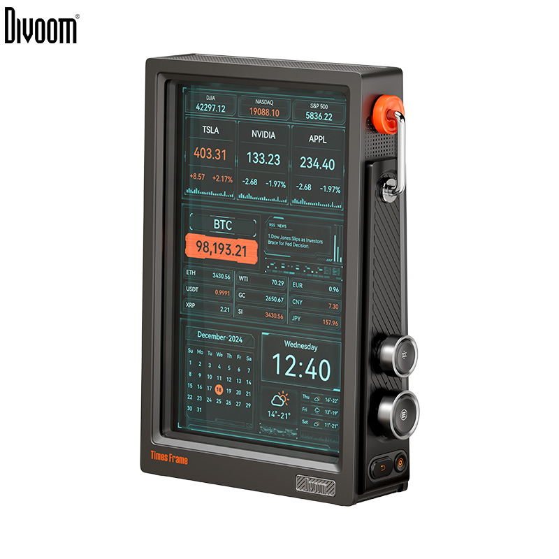 Speaker Desk Setup - Умные цифровые часы Divoom Times Frame