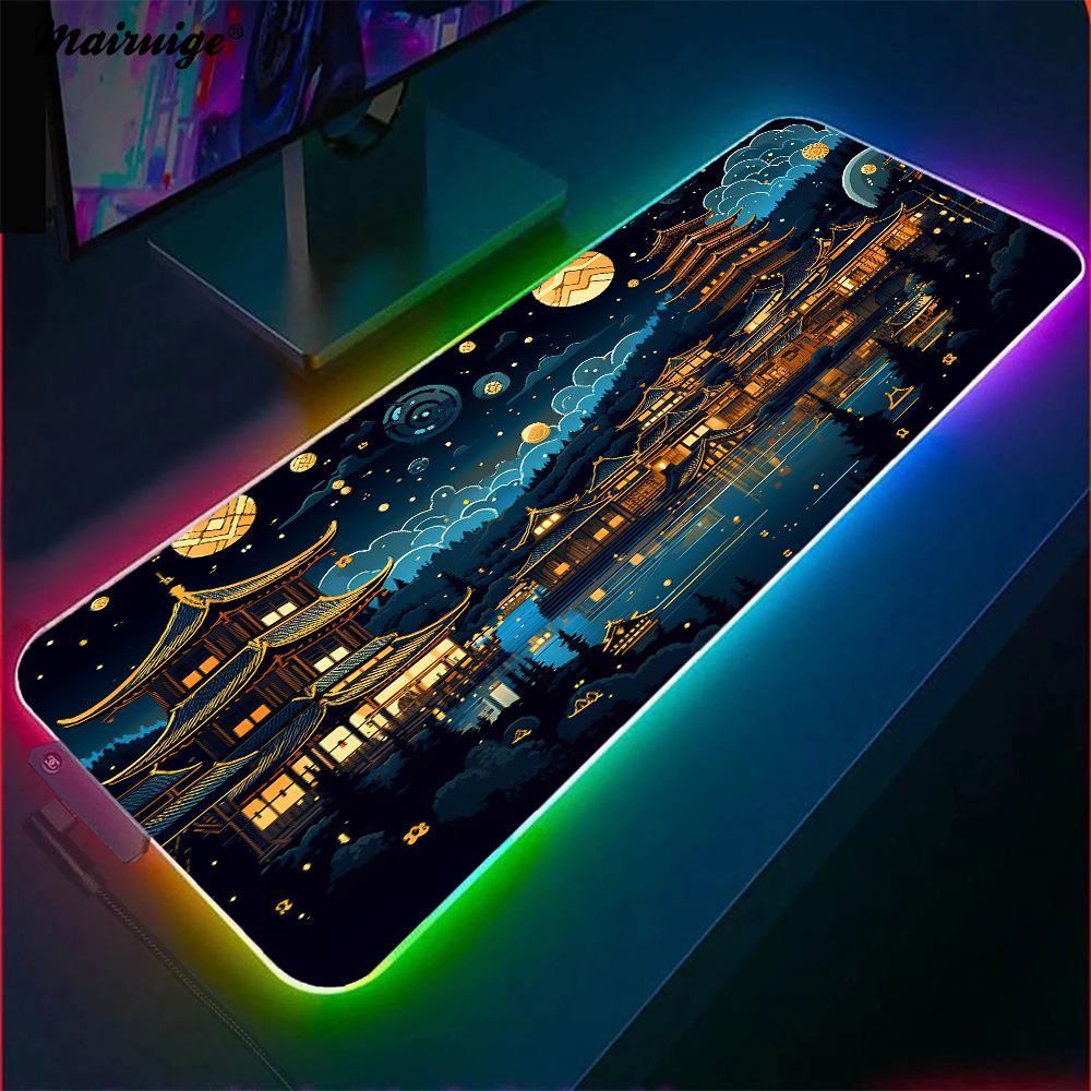 Desk Setup At Office - Коврик для мыши и клавиатуры с