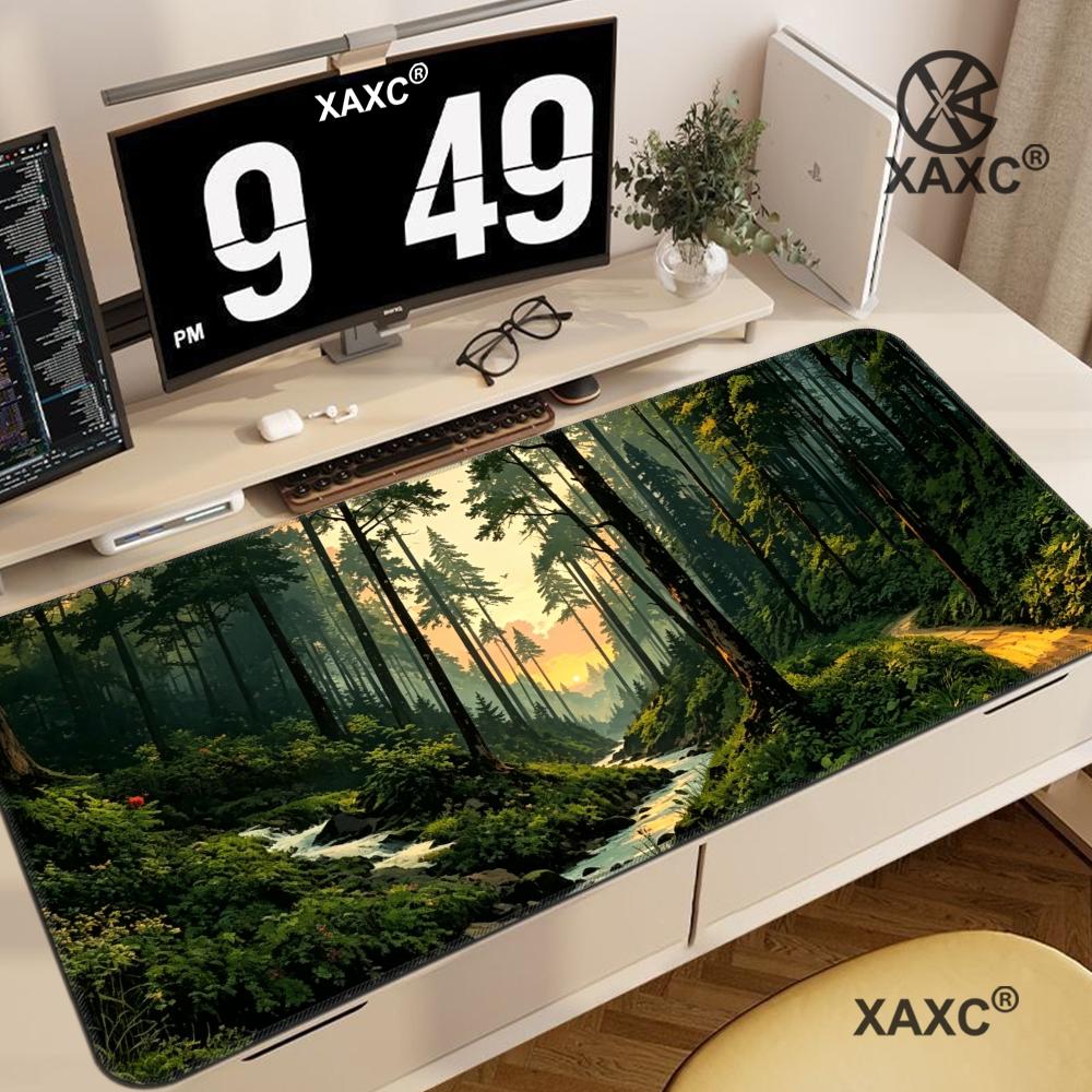 Desk Setup Natural - Коврик для мыши Forest Escape XXL:
