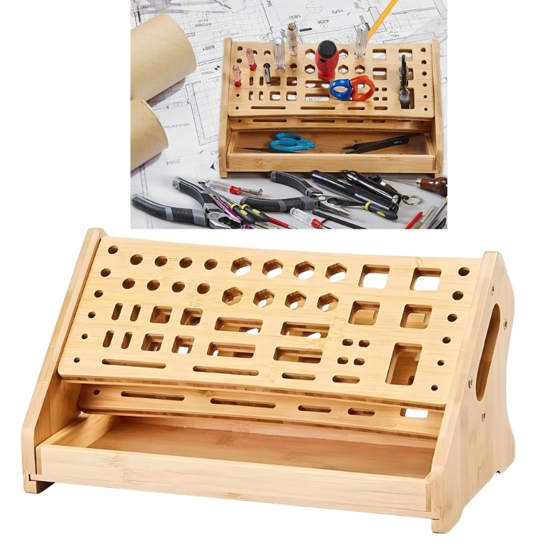 Desk Setup Natural - Полка для хранения K1AE из натурального