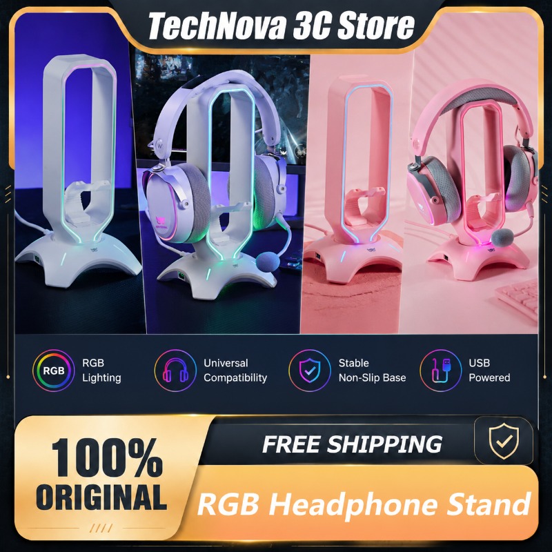 Desk Setup Headphones - Подставка для игровых наушников Waizowl RGB