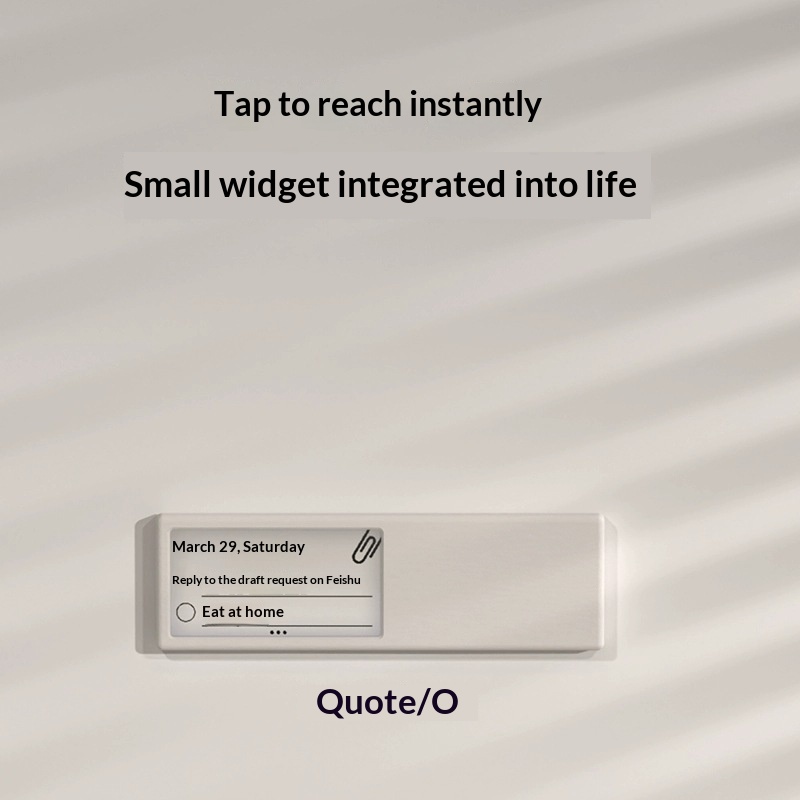 Desk Setup Quotes - Умный Wi-Fi дисплей с электронными чернилами