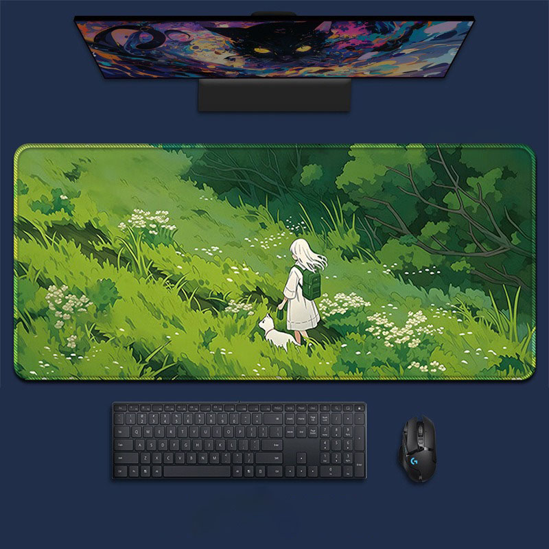 Большой игровой коврик для мыш – обзор и цена Desk Setup Natural