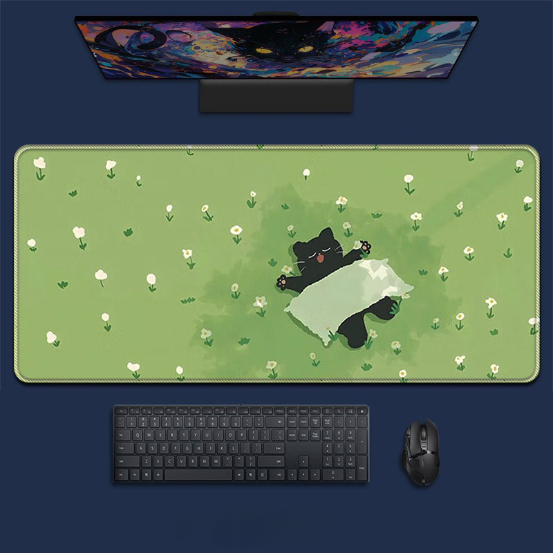 Большой игровой коврик для мыш – обзор и цена Desk Setup Natural