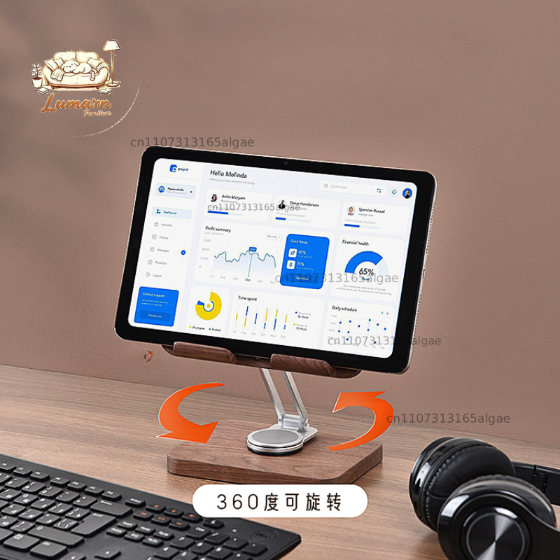 Подставка для iPad из черного  – обзор и цена Desk Setup With Ipad