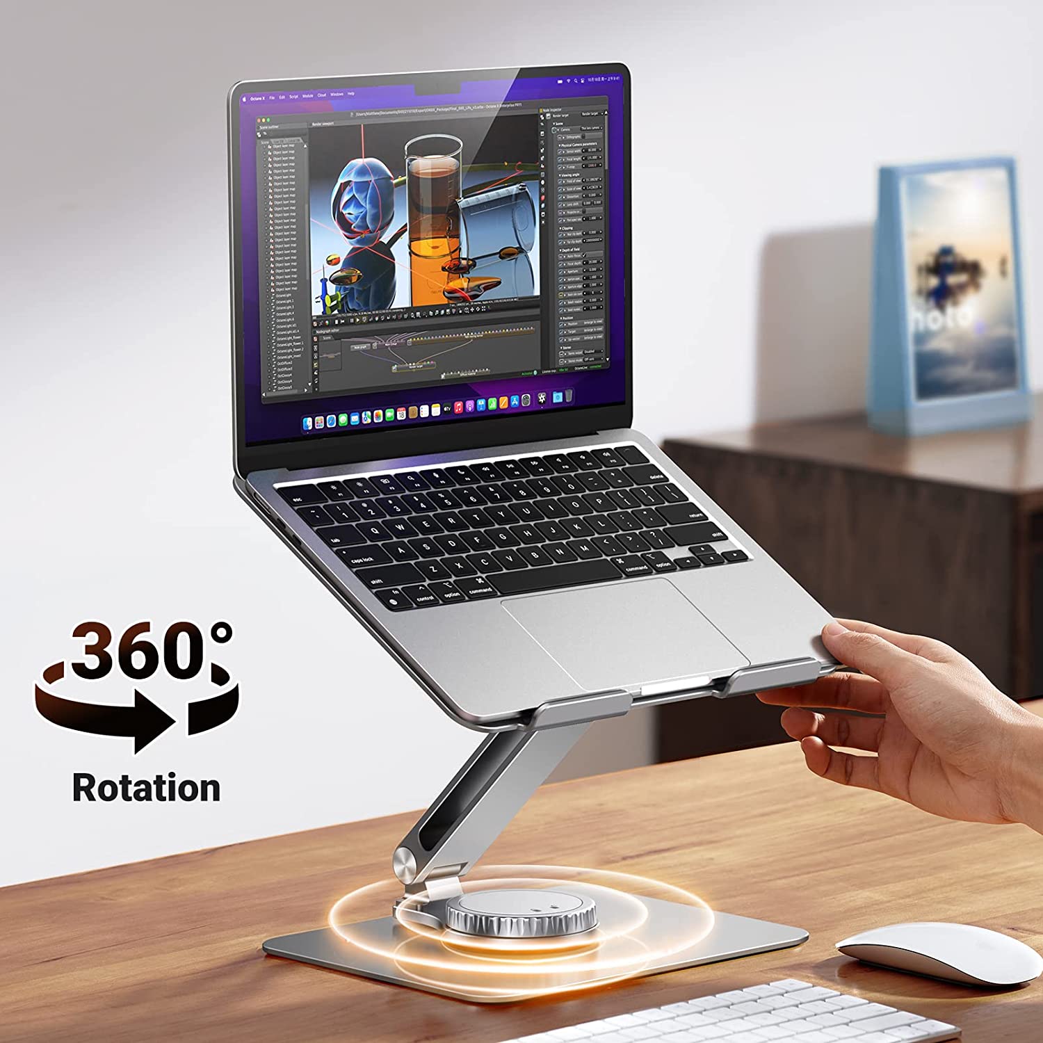 Подставка для ноутбука UGREEN  – обзор и цена Desk Setup Mac