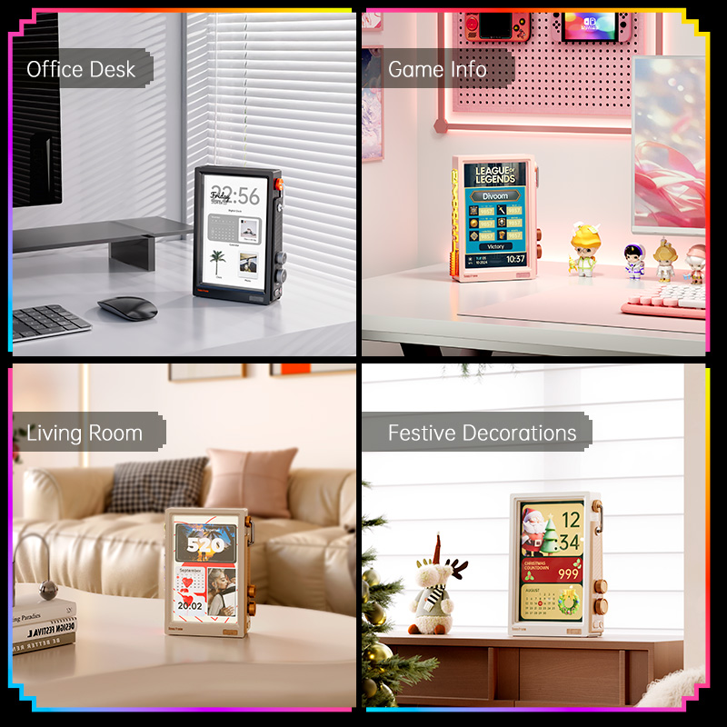 Умные цифровые часы Divoom Tim – обзор и цена Speaker Desk Setup