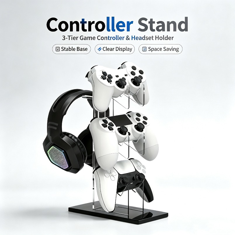 Подставка для контроллеров, 3- – обзор и цена Desk Setup Headphones