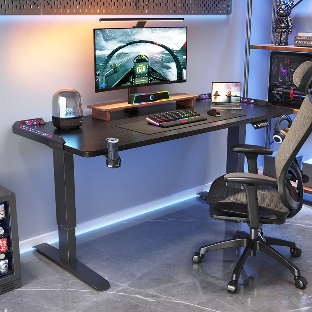 Электрический регулируемый по  – обзор и цена Desk Setup Game