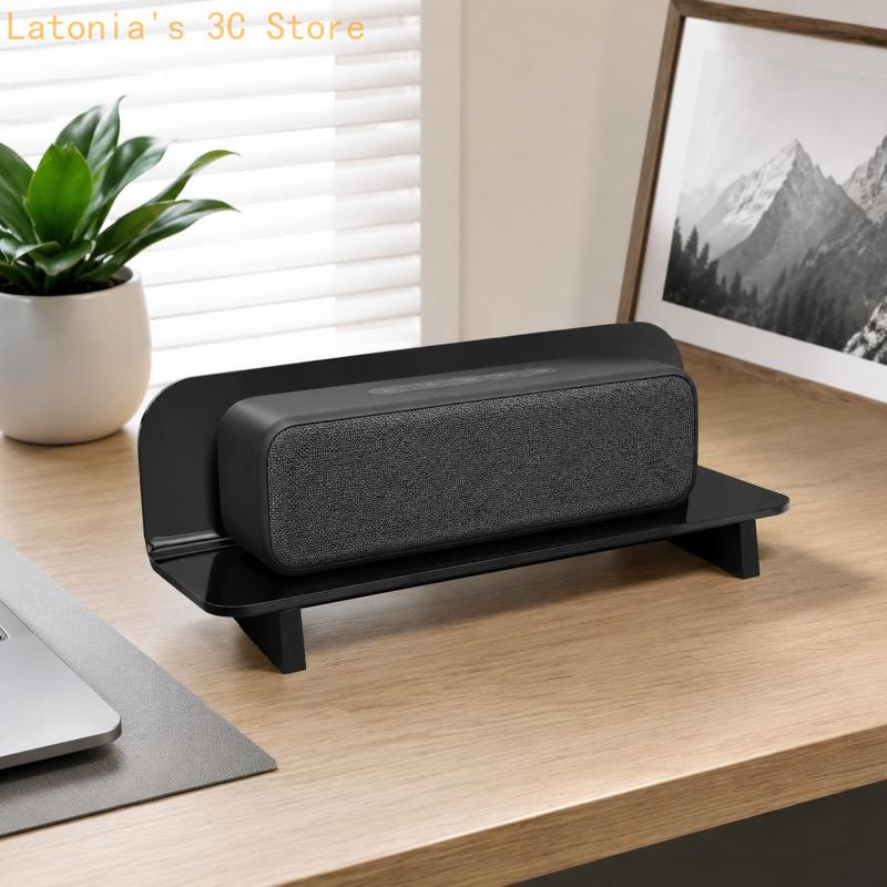 Черный акриловый держатель дин – обзор и цена Speaker Desk Setup