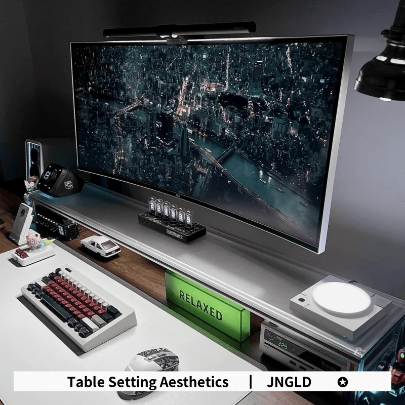 Алюминиевая подставка для мони – обзор и цена Desk Setup Productivity
